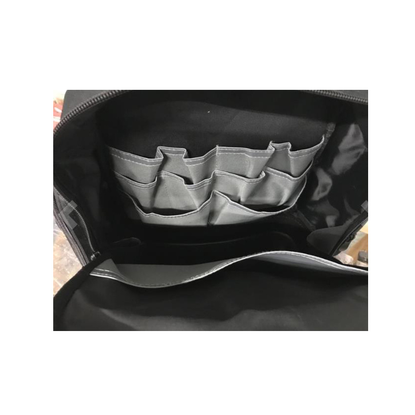 Instrument Bag Big Tool Backpack Bag with Waterproof Base Electrician Tool Bag