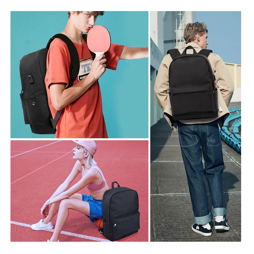 School Backpack Travel Backpack Casual Daypack Laptop Backpack with USB Charging Port