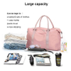 Pink Travel Sport Bag Waterproof Duffel Bags Fashion Women Shopping Bag