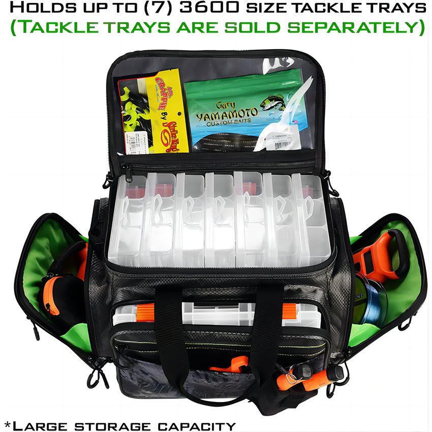 Large Saltwater Resistant Fishing Tackle Tools Comport Fishing Storage Bag RJ21785