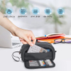 Large Capacity Pencil Case Compartments Portable Canvas Portable Storage Pen Pouch Holder for Office College School Pen Bag RJ21657