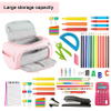 Big Capacity Pencil Pouch Large Marker Pen Case Multiple Use Aesthetic Stationery Bag for Teens Girls Adults Students Pen Bag RJ21661