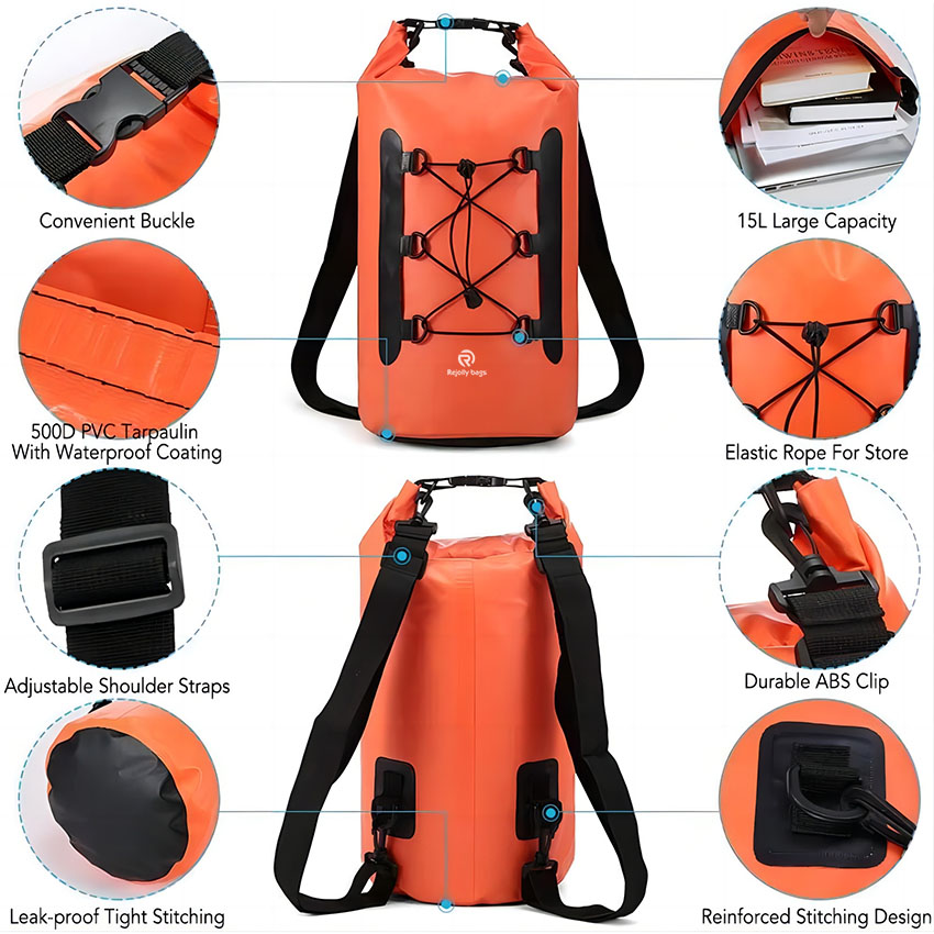 Waterproof Floating River Pack for Canoeing Kayaking Rafting Dry Bag RJ228357