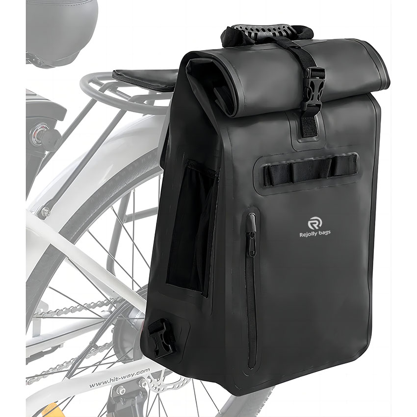 Large Capacity Waterproof Bike Pannier Backpack Dry Bike Rear Seat Trunk Bag RJ228355