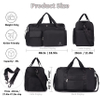 Sports Gym Bag Duffle Bag with Shoes Compartment, Weekend Travel Bag Overnight Bag for Women, Foldable Water Resistant Holdall Sports Bag RJ196190