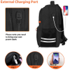 Gym Backpack For Men Women, Travel Backpack With Shoe Compartment USB Charging Port, Large Water Resistant Laptop Backpack Sports Bag RJ196202