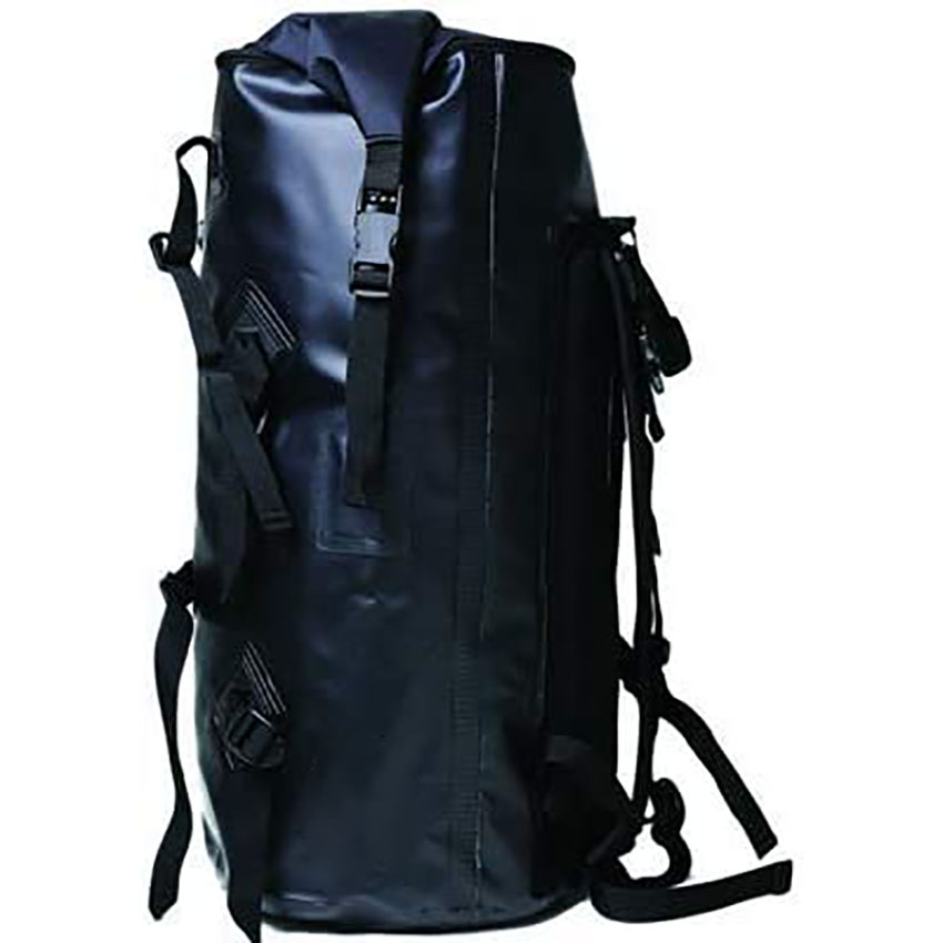 Waterproof Outdoor Black Backpack Heavy Duty Roll-Top Closure Dry Bag RJ228390