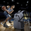 Basketball Backpack with USB Charging Port, Durable Men's Laptop Backpack for Outdoor with Ball Compartment Ball Bag RJ196101