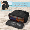Mesh Beach Bag Backpack with Zipper Bottom, Sport Gym Backpack for Swimming, Beach, Pool and Travel Ball Bag RJ196134