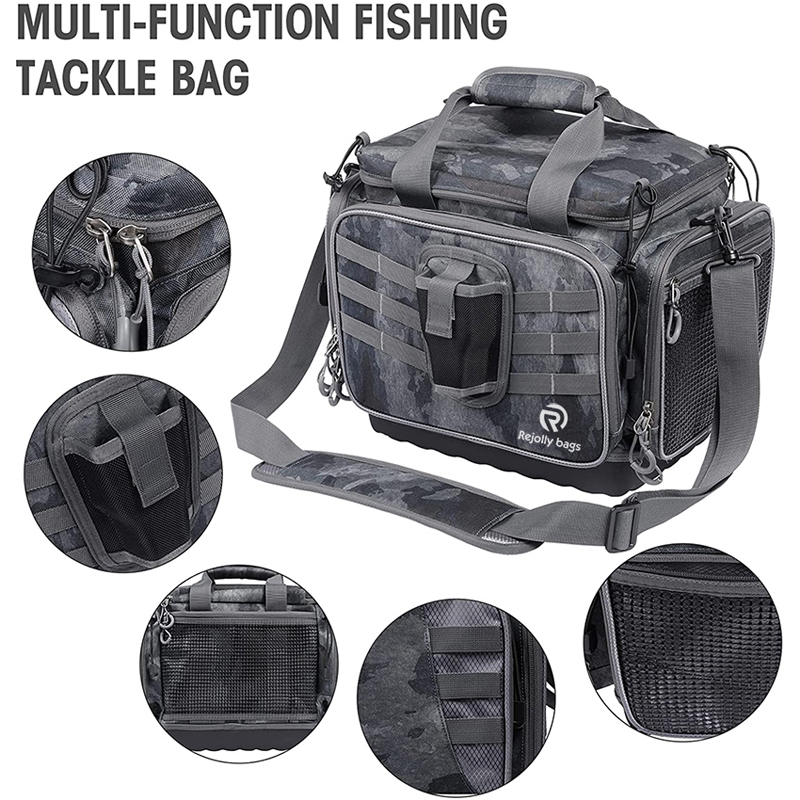 Large Water-Resistant Fishing Storage Bag And Rod Holder Fishing Rod Bags