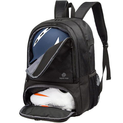 Multipurpose Gear Backpack with Fence Hook and Shoe Compartment, Can Hold Sports Gear such as Helmet, Ball, Gloves, Shoes Baseball Bags RJ19661