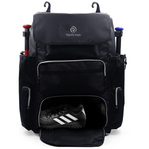 Large Expandable Bat Pack, Baseball Bat Bag Backpack, Large Capacity Holds 4 Bats,2 Drink Pockets Baseball Bags RJ19681