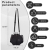 Volleyball Bag Adjustable Shoulder Strap Soccer Bags for Boys Girls 2 Side Mesh Pockets Ball Bag Waterproof Portable Football Softball Carrier Holder Ball Bag RJ19689