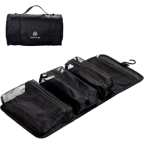 Roll Up Toiletry Travel Bags Hanging Make up Organizer Bags Folding Cosmetic Travel Bags for Women Mens Travel Cosmetic Bags RJ216100
