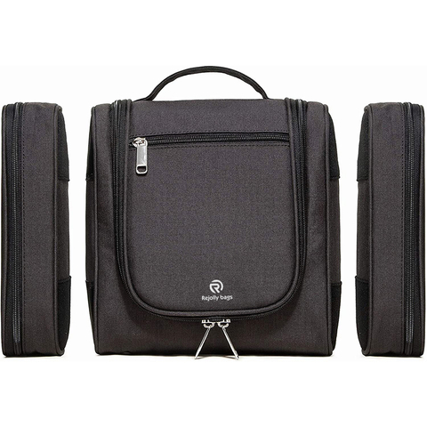 Large Hanging Toiletry Bag, 3 in 1 Travel Makeup Bag with 2 Removable Storage Bags for Women, Men and Baby Waterproof Shaving Cosmetic Bags RJ21699