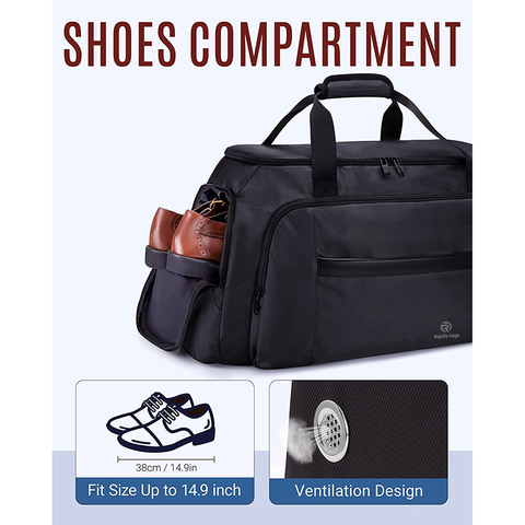 Large Travel Duffel Bags with Shoe Compartment,Carry On Weekender Overnight Bags for Men Duffel Bags RJ204209
