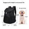 Pet Backpack Carrier for Small Dogs Ventilated Pet Carrier for Puppy and Kitty