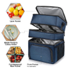 Large Insulated Food Delivery Bag Ice Cooler Bag Cool Box Leisure Picnic Bag