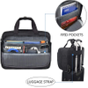 Premium Laptop Bag Fits up to 17.3 Inch Laptop Water-Repellent Wheeled Computer Bag Overnight Roller Case for Business/Travel/School/Men/Women