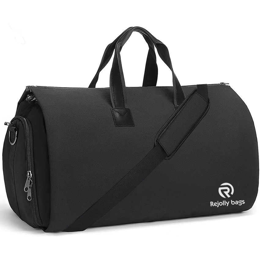 Convertible Garment Bag with Shoulder Strap, Shoes Compartment, Carry on Travel Suit Bags, 2 in 1 Garment Duffle Bag for Men Women Garment Bag