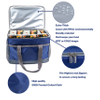 Waterproof Insulated Food Delivery Bag Hot Cold Food Transport Pack Food Warmer Bag