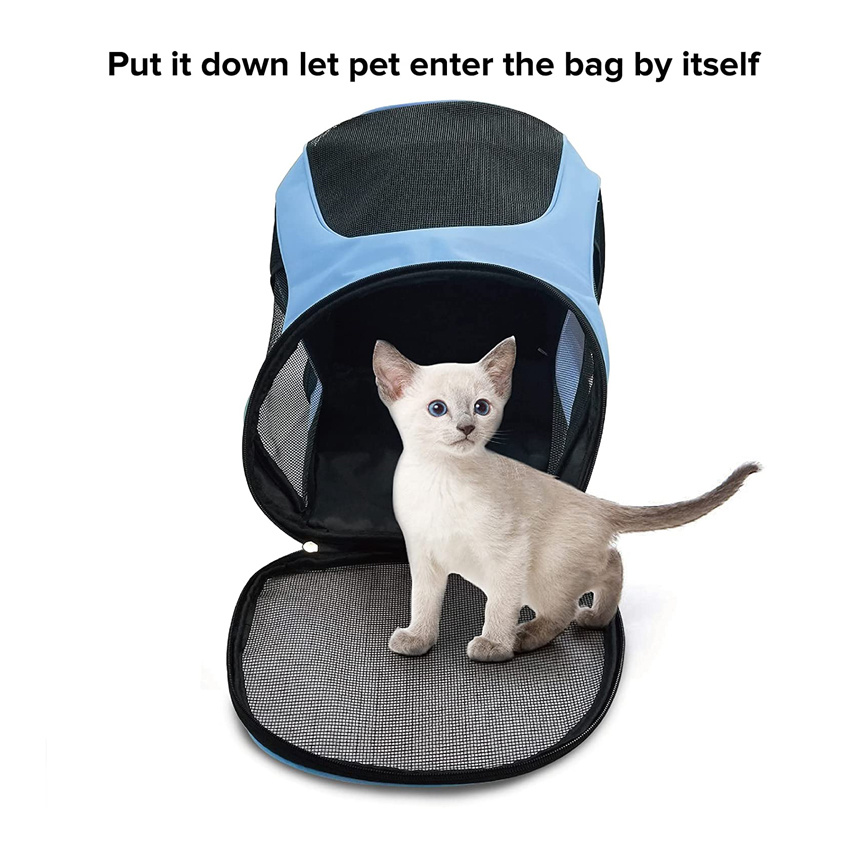 Foldable High Quality Pet Bag Small Dogs and Cats Backpack Pet Products Storage Bag