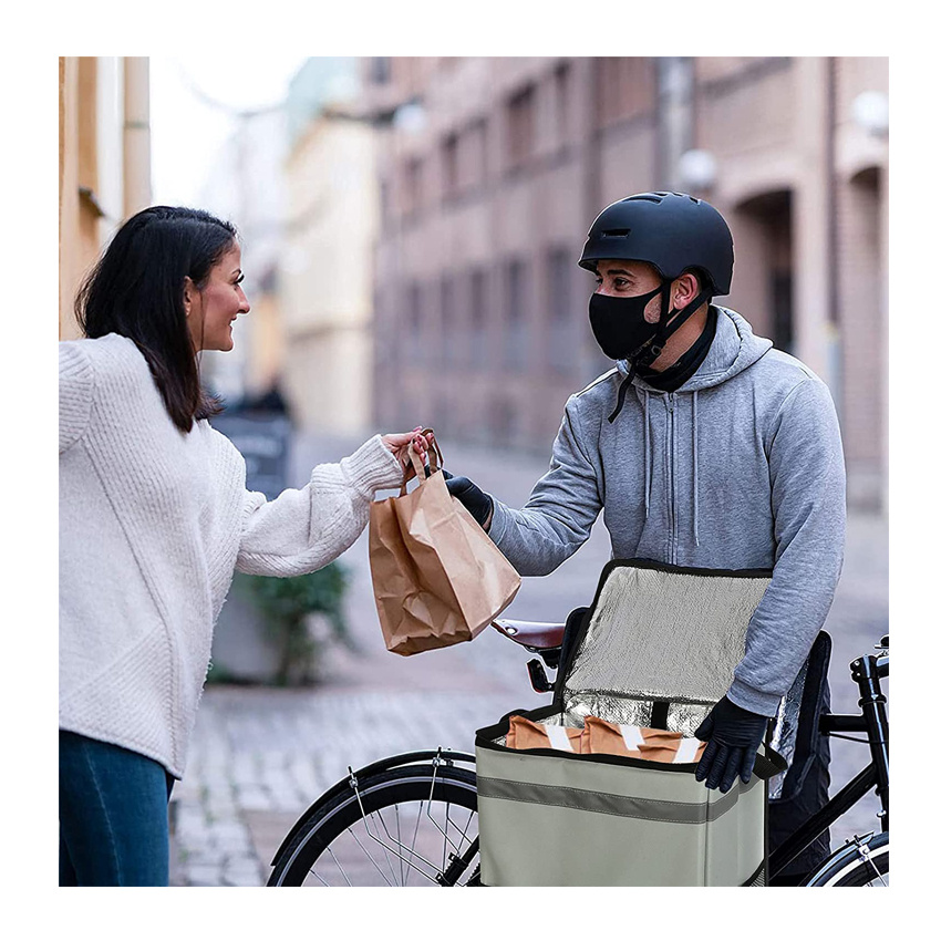 Thermal Insulated Food Delivery Backpack Reusable Cooler Bag Camping Beach Bag