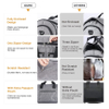 Carry on 2 in 1 Weekender Suit Bag for Men Women Convertible Garment Bag for Travel Business