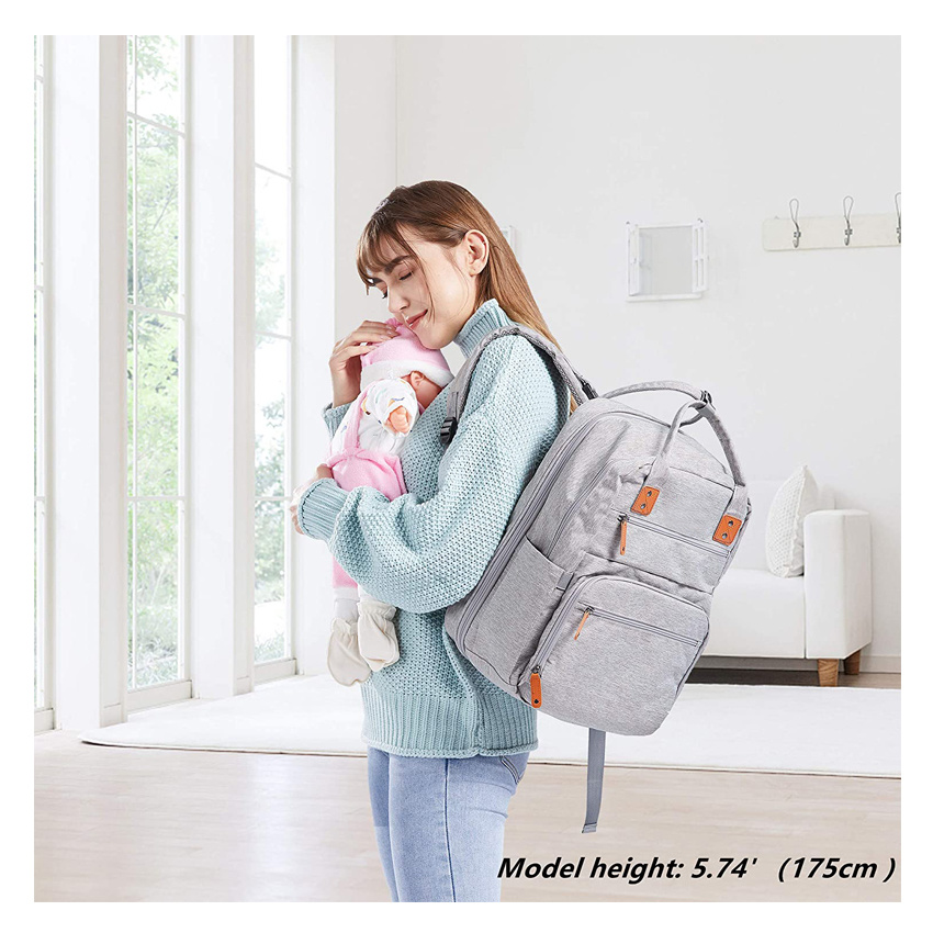 Multifunction Maternity Travel Expandable Backpack Baby Travel Diaper Bag