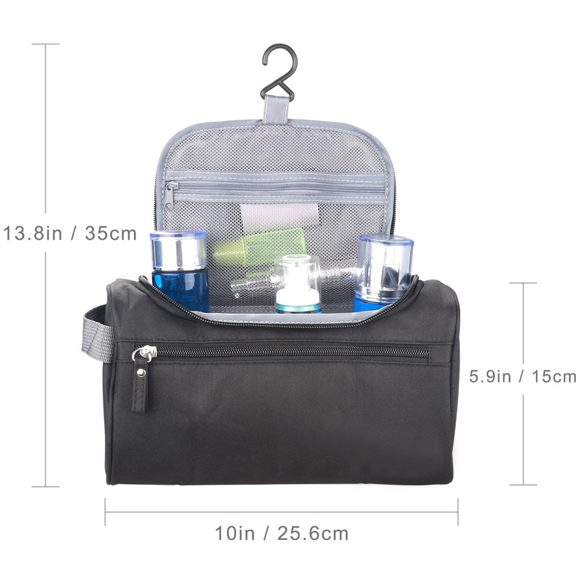 Water Resistant Cosmetic Bag Travel Kit Shaving Kit Portable Travel Accessory Bag