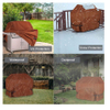 Brown Outdoor BBQ Grill Cover Burner Waterproof Heavy Duty Patio Barbecue Gas Grill Cover