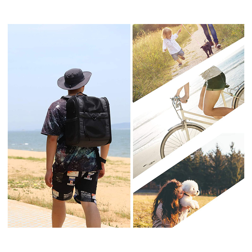 Outdoor Travel Hiking Dog Bag Pet Carrier Backpack for Large/Small Cats and Dogs Puppies