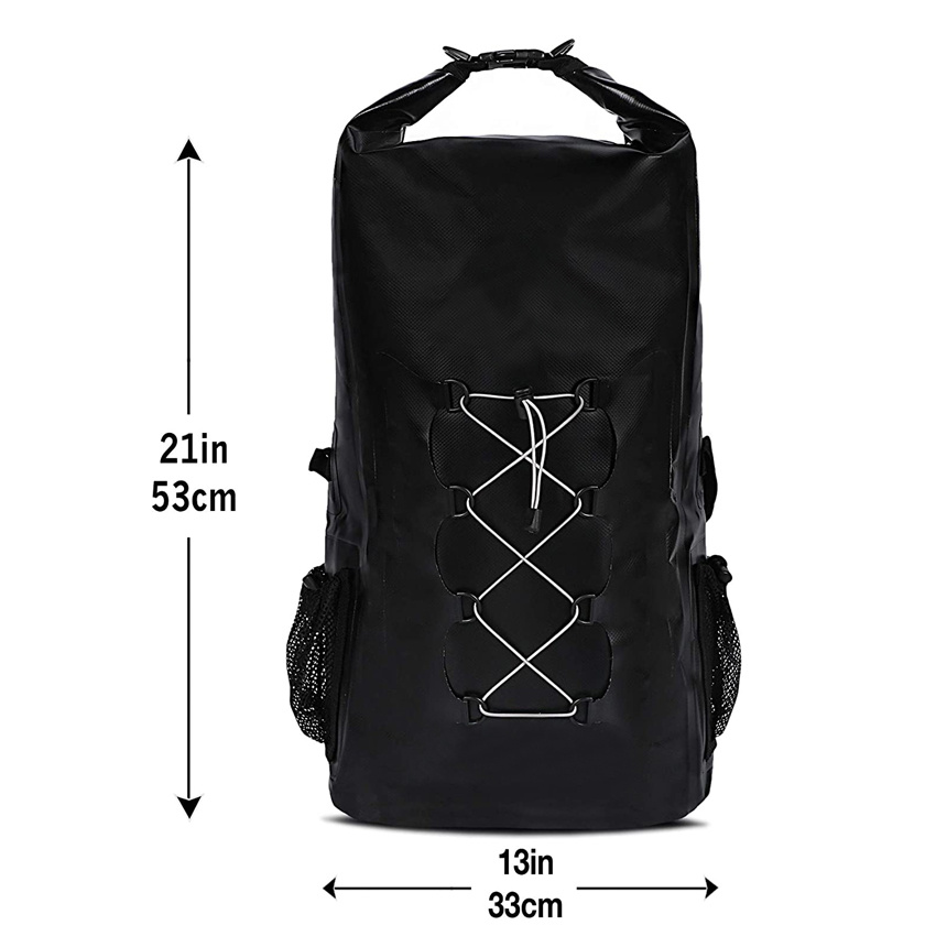 Dry Bag Waterproof Backpack 30L Eco Friendly Bag for Fishing Travel, Hiking, Beach & Survival Gear