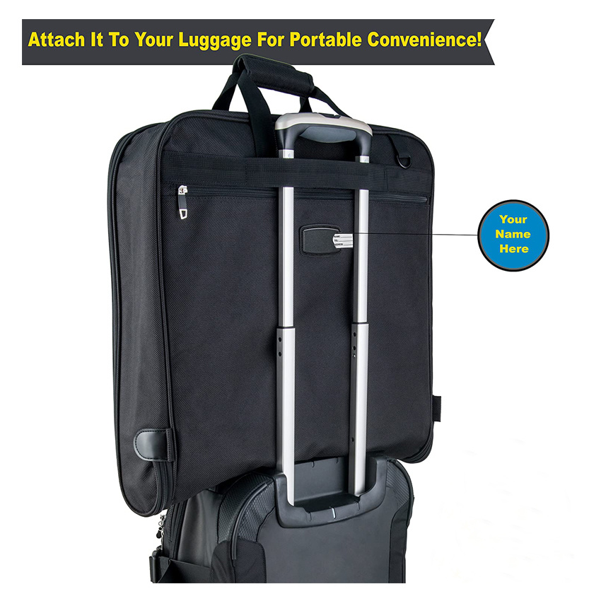 Weekend Getaway Premium Bag Suit Carry on Garment Bag for Travel and Business Trips