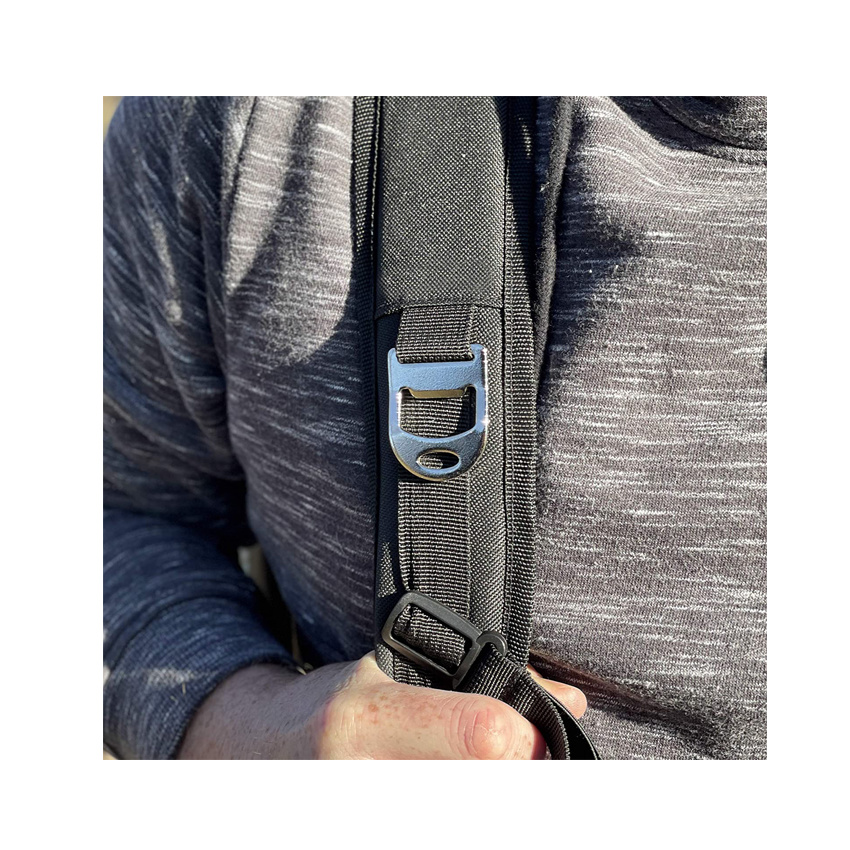 Ultra-Large Capacity Frisbee Golf Backpack Light Durable Black Disc Golf Bag Pet Toys