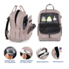 Baby Diaper Bag Backpack Nappy Baby Bags Large Capacity Waterproof Bag with USB Charging Port