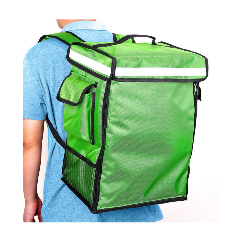 Durable Insulated Food Delivery Backpack Cooler Bag Portable Pizza Delivery Thermal Bag