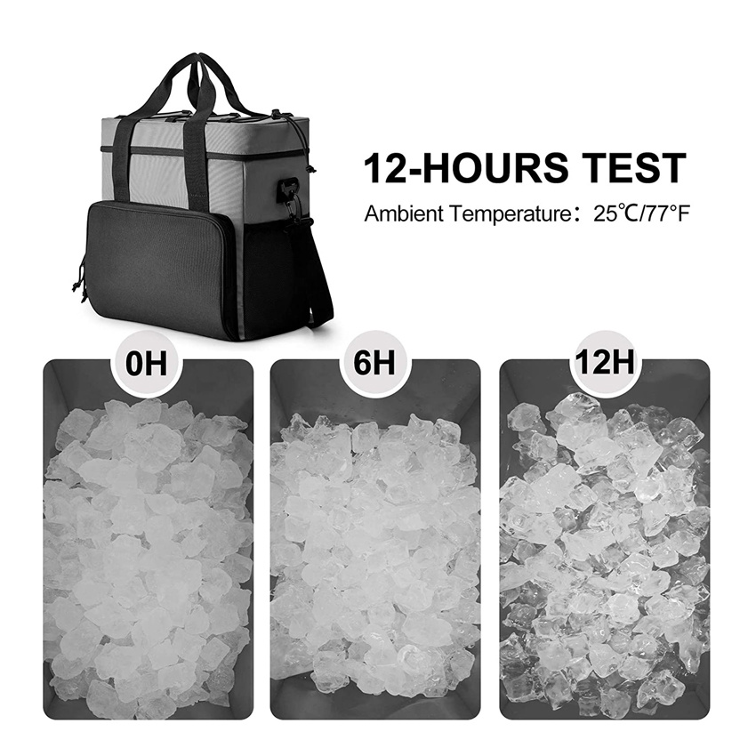 Travel Cooler Bag Insulated Portable Ice Bag Lunch Bag for Picnic, Beach, Work, Trip