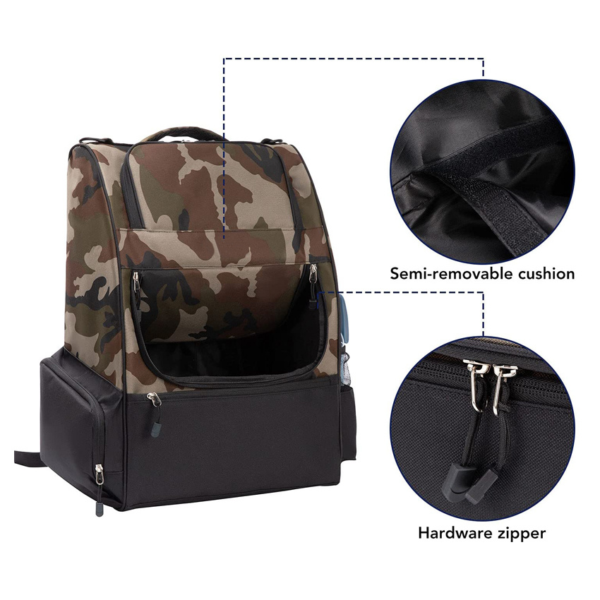 Wholesale Disc Golf Bag Camouflage Frisbee Bag Large Capacity Frisbee Golf Backpack