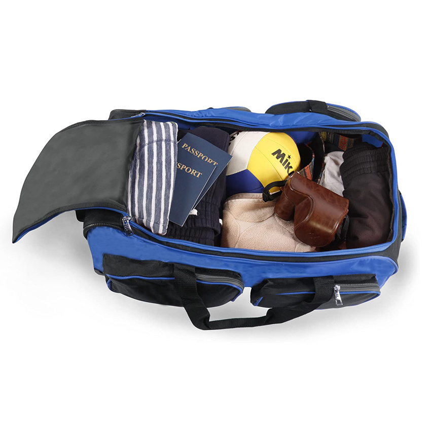 Rolling Duffel Bag Large Capacity Travel Luggage Bag Upright Wheeled Bag