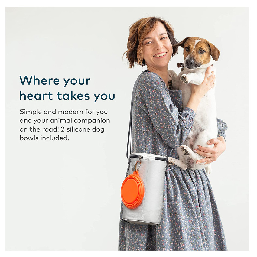 Lightweight Pet Travel Food Bag Collapsible Dog Dry Food Carry Bag