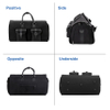 Durable Garment Bags Suit Travel Business Bag Convertible Weekend Bag Flight Duffel Bag