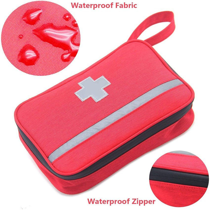 Reflective Emergency Empty Bag Emergency Equipment Kits Gift Choice for Family Outdoors Workplace Waterprooffirst Aid Kit Bag