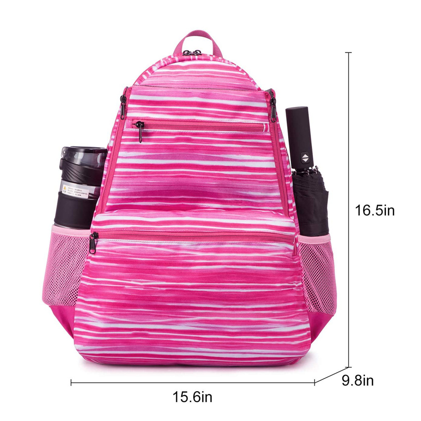 Women Racket Bags Outdoor Tennis Bag Large Capacity Gym Bag Student Travel Bag