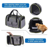 Expandable Soft-Sided Cat Travel Bag Collapsible Portable Dog Carrier Bag