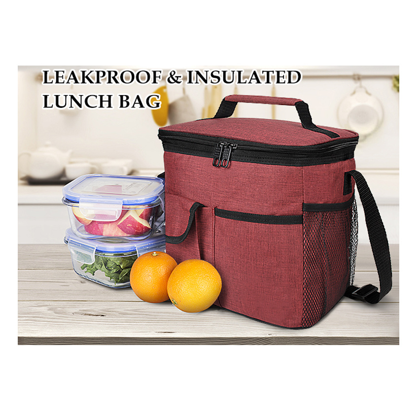 Lightweight Picnic Basket Beach Cooler Bag Ice Box School Lunch Bag