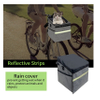 Dog Bike Bag Collapsible Dog Bike Carrier 15 Lbs Soft-Sided Dog Basket for Bike