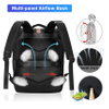 Fashion School Bookbag Vintage Business Work Commuter Backpack for Men Women