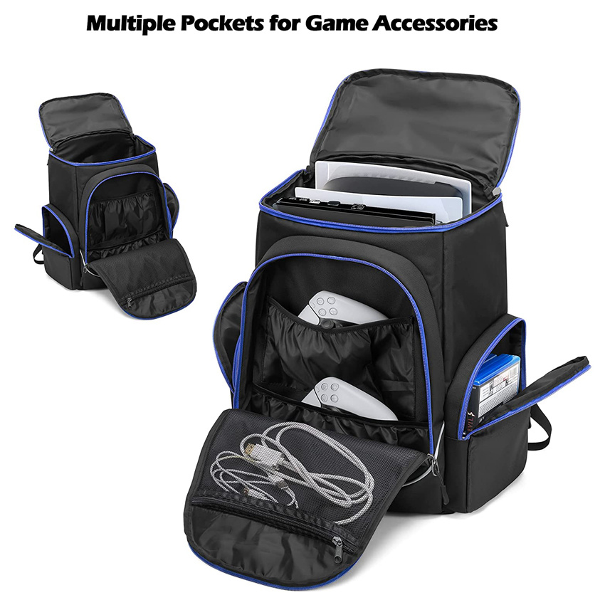 Gaming Console Backpack Compatible with PS5/PS4/PS4 PRO/PS4 Slim/xBox One/xBox One X/xBox One S