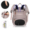 Nappy Baby Bags for Mom and Dad Maternity Diaper Bag for Girls, Large Capacity Waterproof Bag with USB Charging Port, Insulated Pockets Changing Pad Stroller St